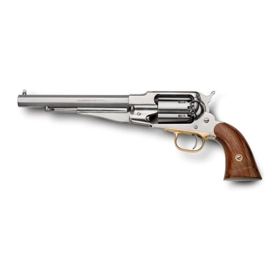 Remington 1858 Stainless Satin Finish - Black Powder Revolver - Pietta