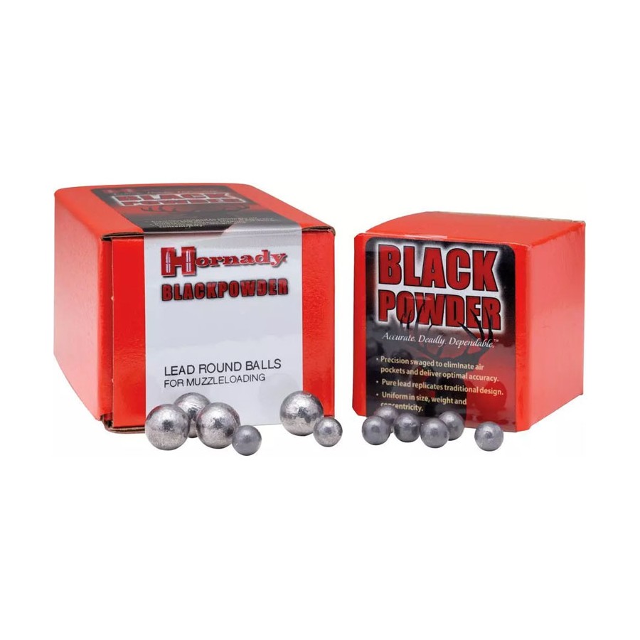 Lead Round Balls - Cal .454 - 44 Black Powder - Hornady