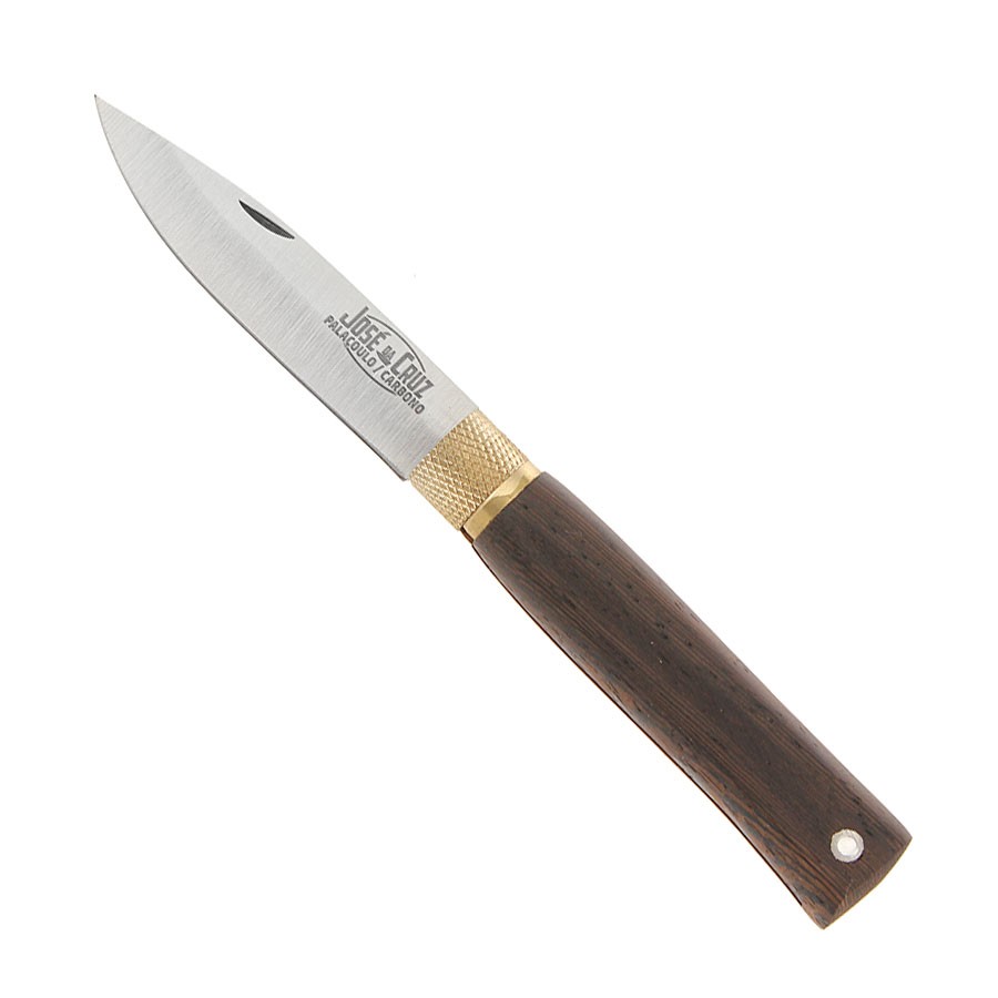 Medium Folder pocket knife Mahogany wood handle José da Cruz
