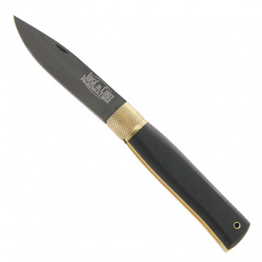 Large Folding Knife Luxury Ebony / Boxwood Stainlesshandle - José da Cruz
