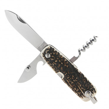 Folding Knife 3 pieces Stag - Mongin