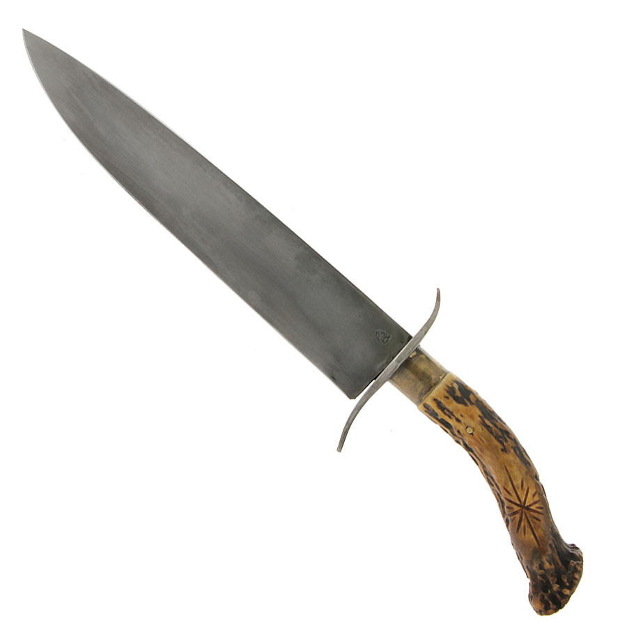 Rifleman Stag - Fixed Damascus Stag Handle - P.H. Monnet