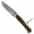 Slip Joint Stag Corkscrew - Les Couteaux d'Hure