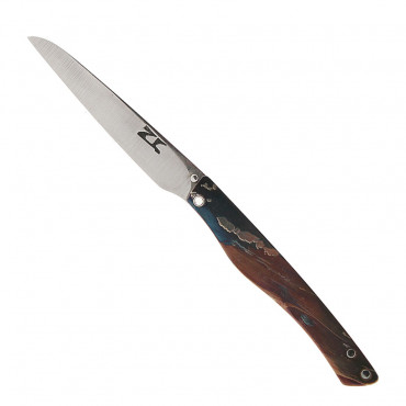 Friction knife Mokume Ambaryan