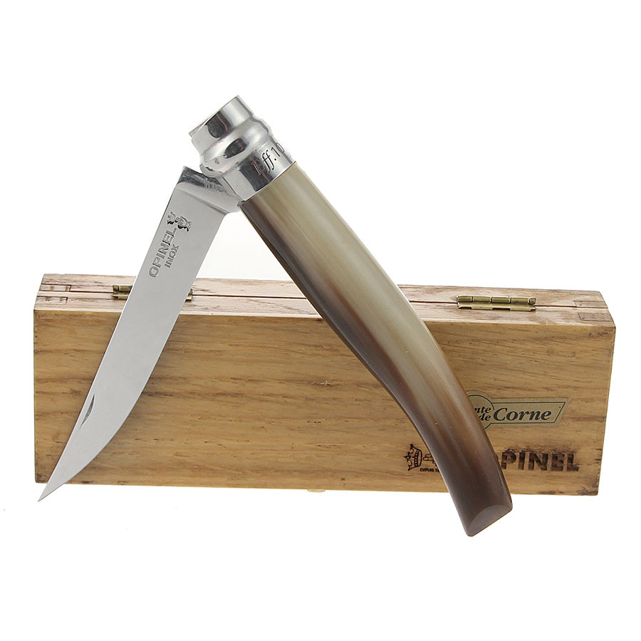 N°10 Effilé Corne Blonde - Opinel