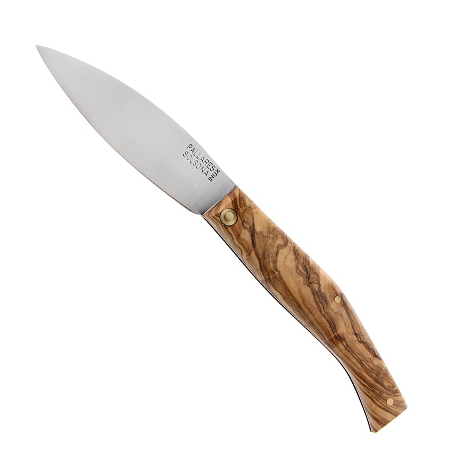 Pallares Solsona - Busa Pocket Knife with Olive Wood Handle